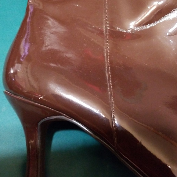 Ankle Boots Patent Look 8.5 M - Picture 4 of 5